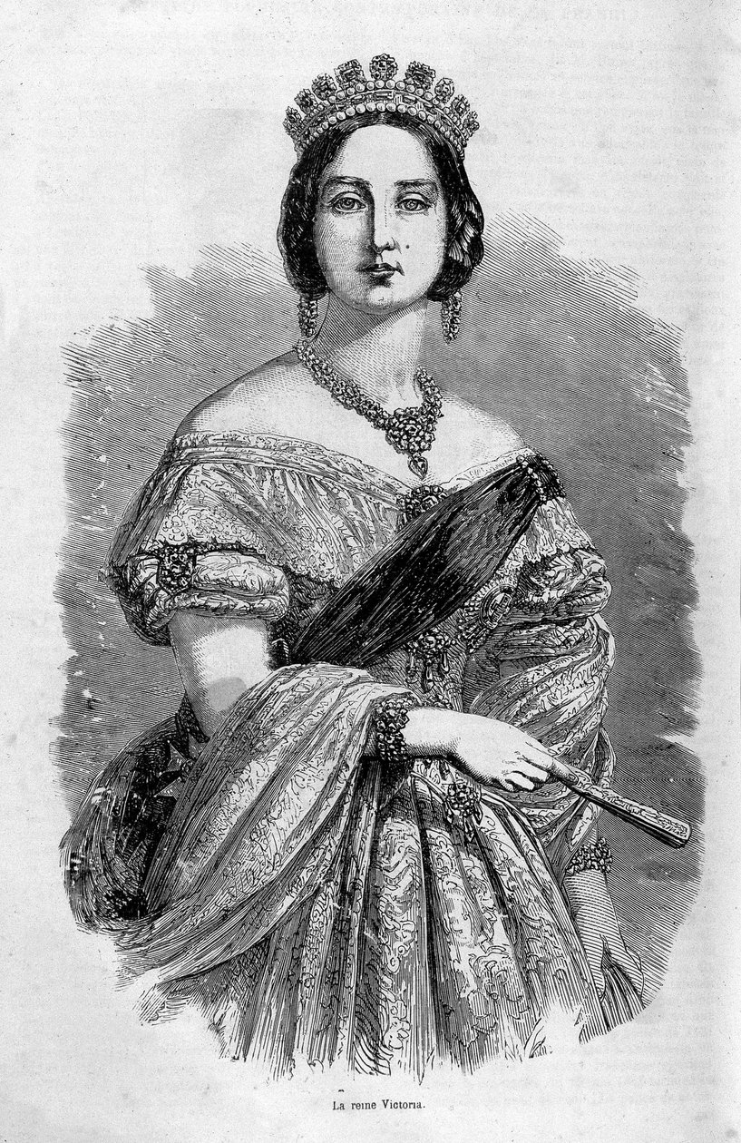 Ritratto della giovane regina Vittoria da Unknown artist