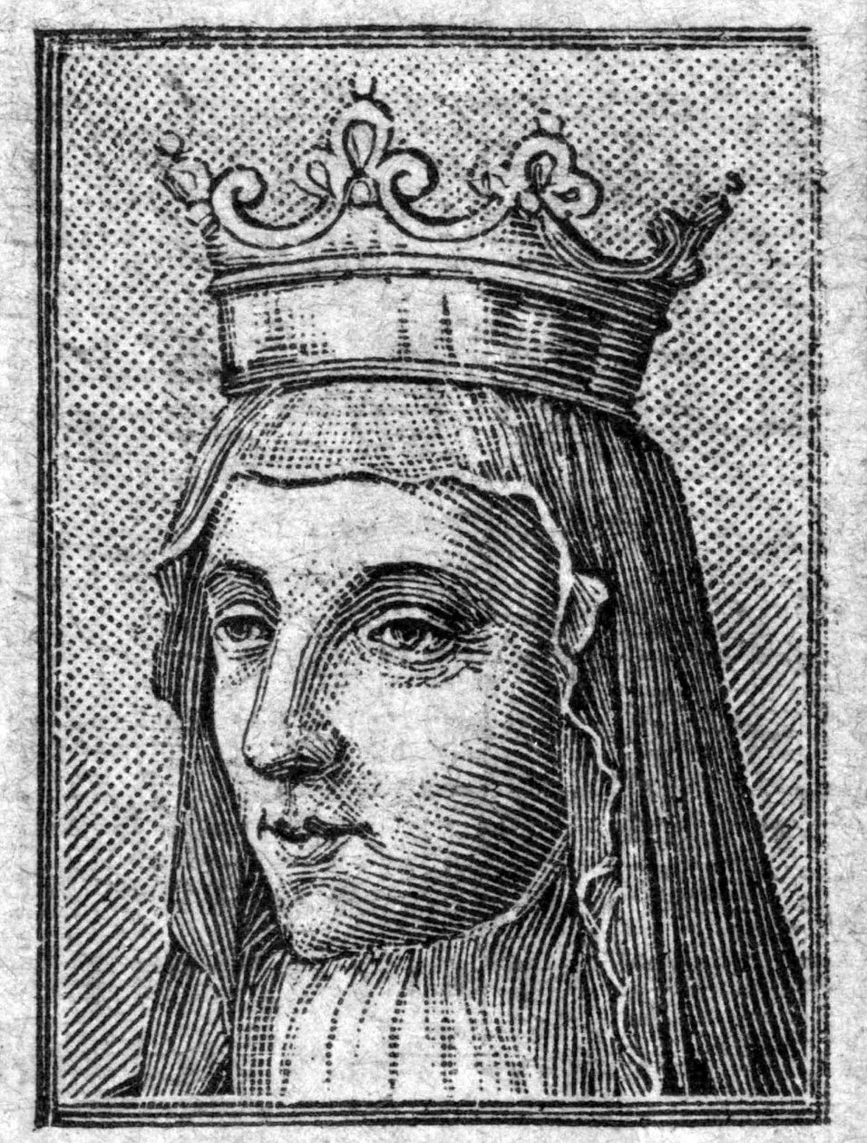Ritratto di Radegonda, regina di Francia, moglie di Clotario da Unknown artist