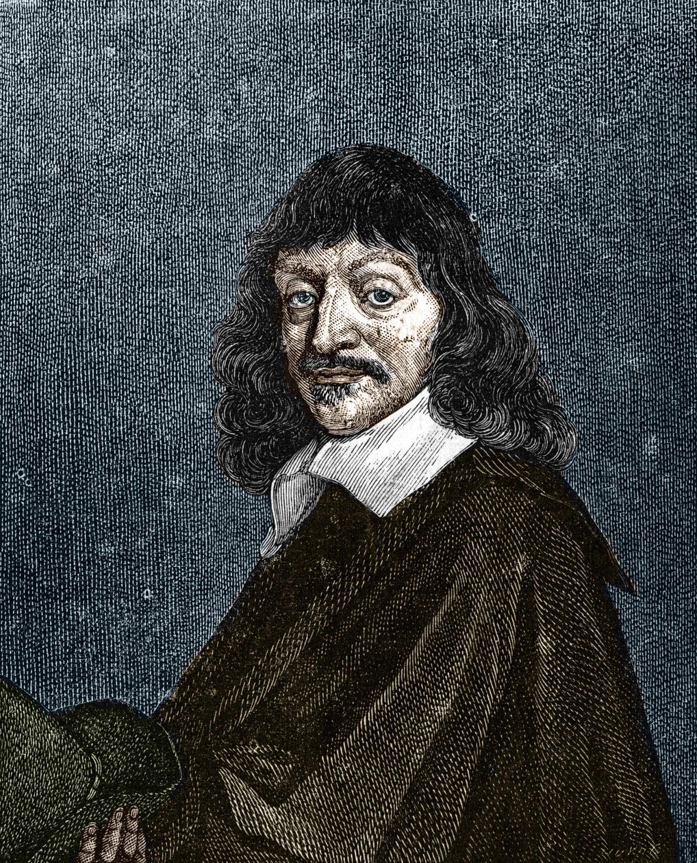 Ritratto di René Descartes. 1596-1650 da Unknown artist