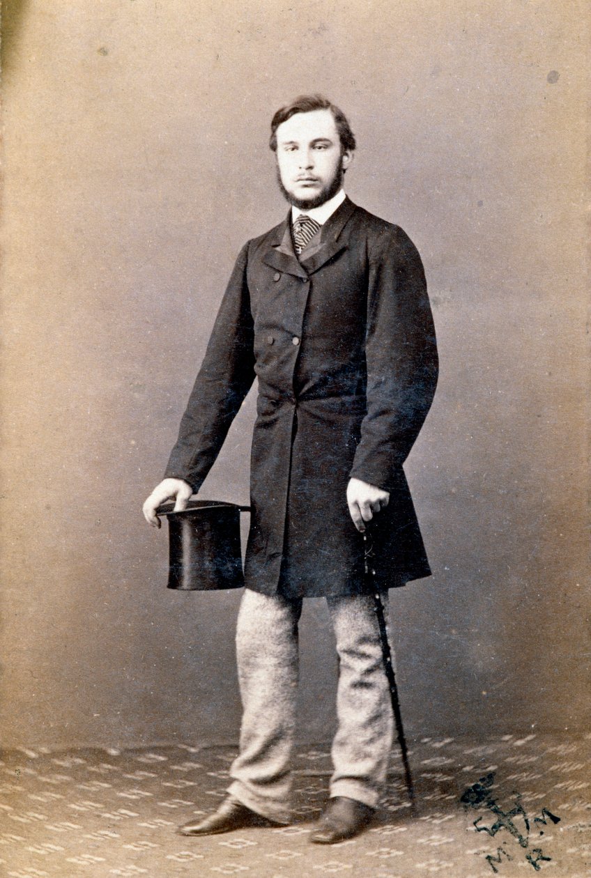 Ritratto di Ricciotti Garibaldi (1847-1924), figlio del patriota italiano Giuseppe Garibaldi e della sua prima moglie Anita da Unknown artist