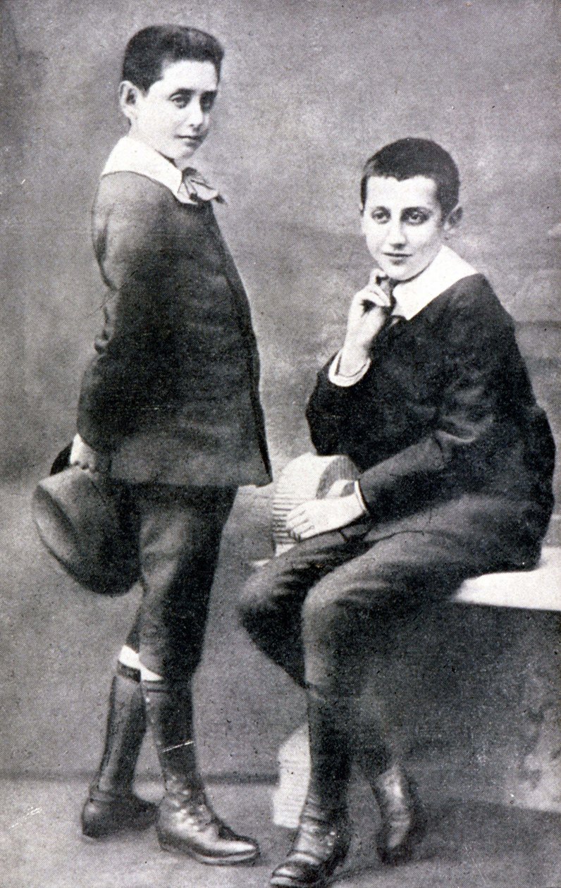 Ritratto di Robert e Marcel Proust, s.d. ca. 1885 da Unknown artist