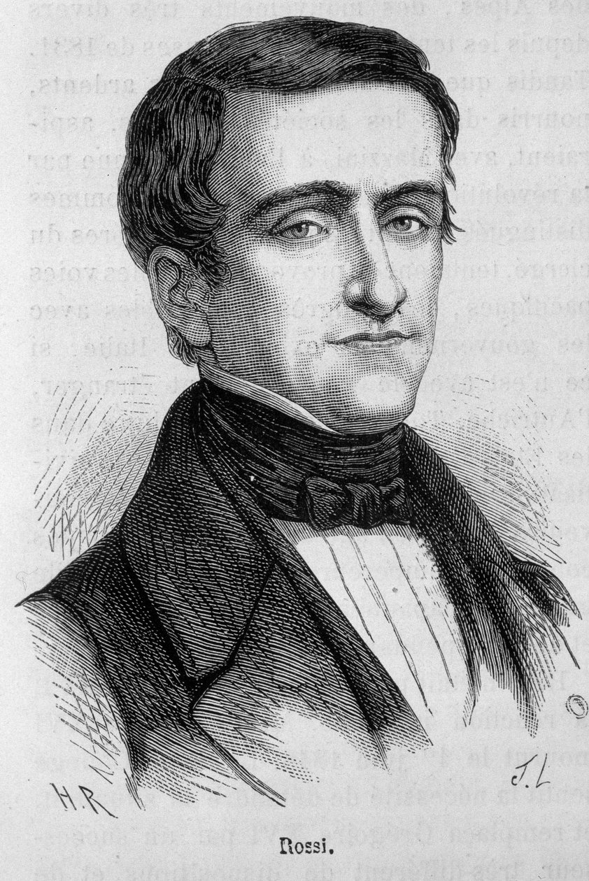 Ritratto di Rossi, politico italiano (1787 - 1848) da Unknown artist