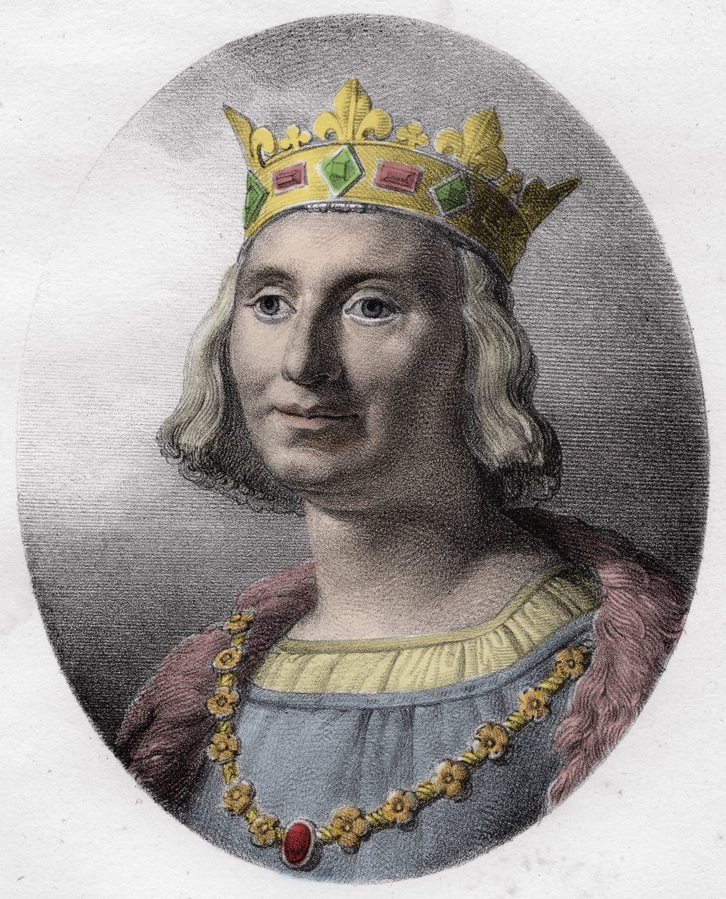 Ritratto di San Luigi IX (1214-1270), re di Francia da Unknown artist
