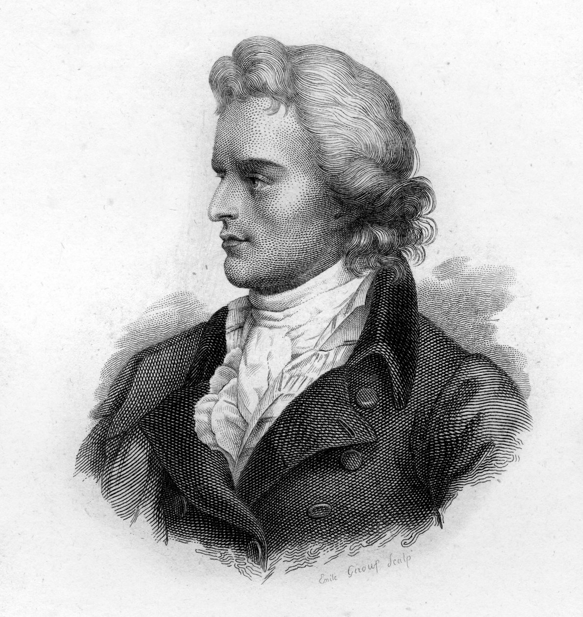 Ritratto di Schiller (1759-1805), poeta e drammaturgo tedesco da Unknown artist