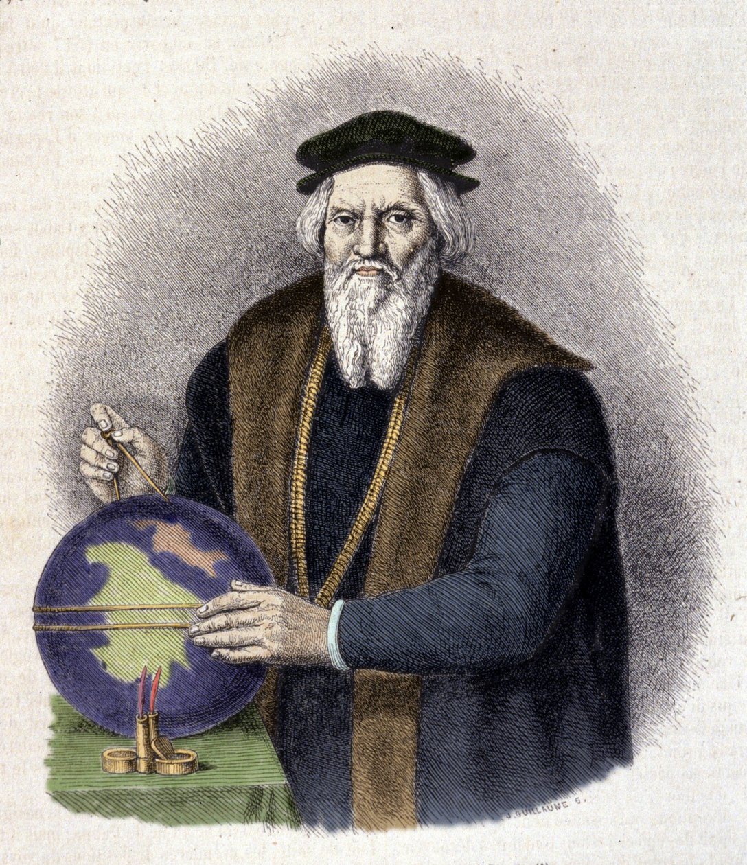 Ritratto di Sebastiano Caboto (1476-1557), navigatore italiano da Unknown artist