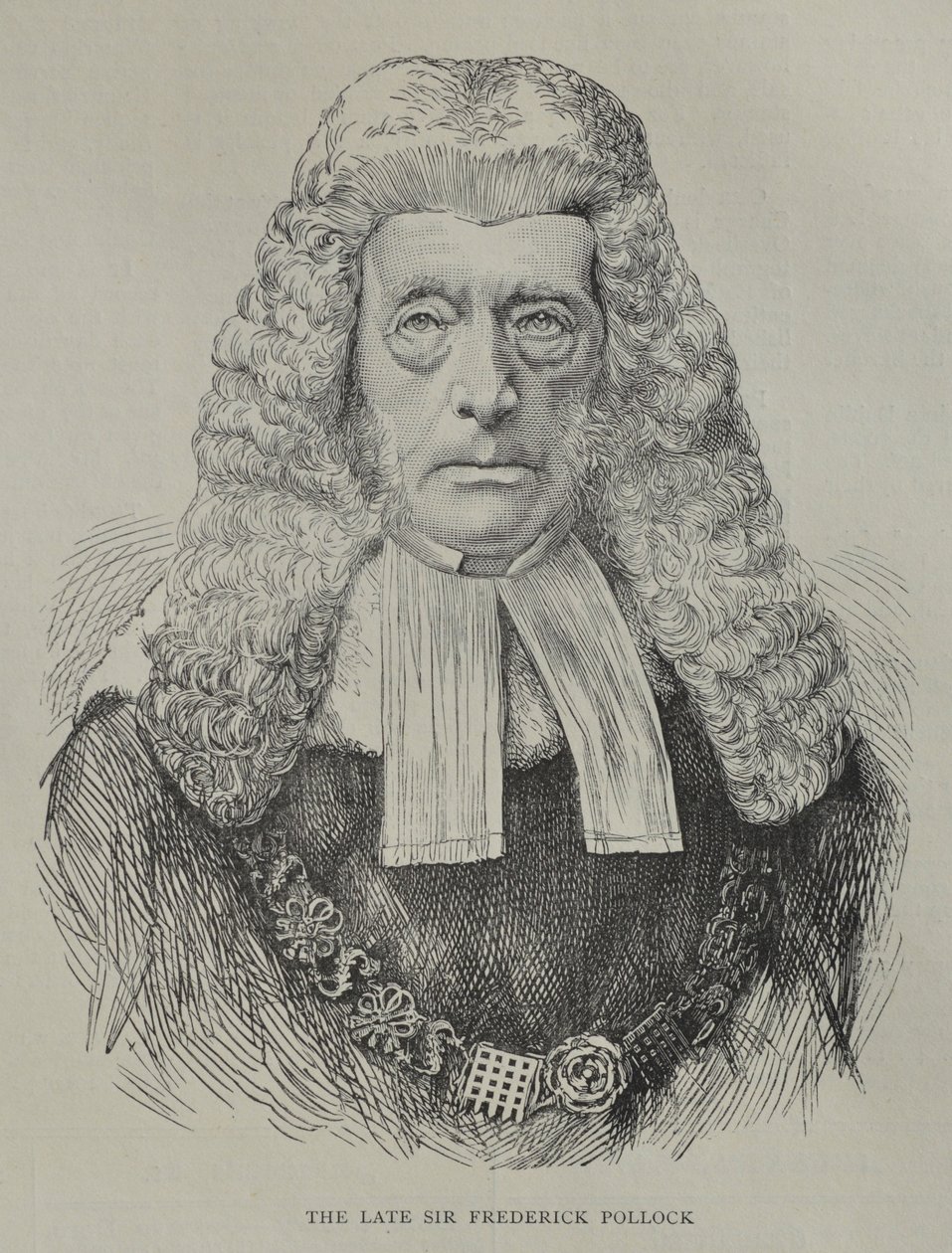 Ritratto di Sir Federick Pollock da Unknown artist