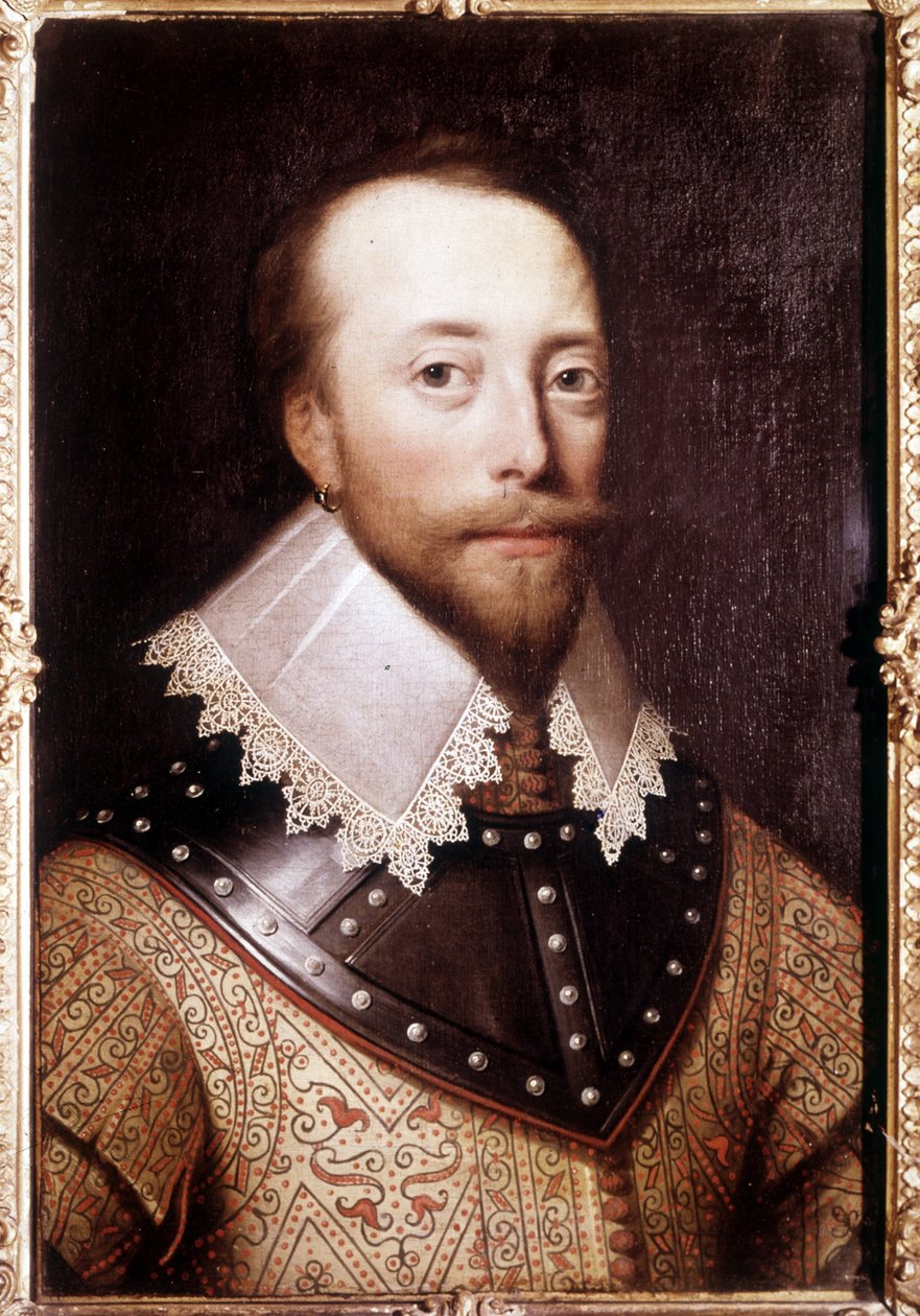 Ritratto di Sir Martin Frobisher (1535-1594), navigatore inglese. da Unknown artist