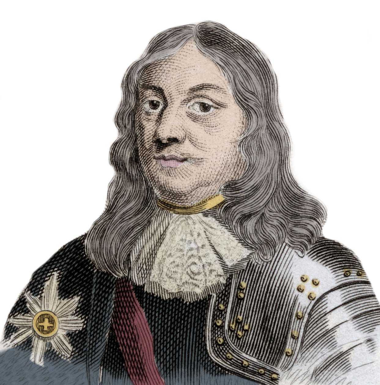 Ritratto di Sir Martinus Cornelis van Tromp (1629-1691), ufficiale navale olandese e comandante in capo della flotta reale olandese e danese da Unknown artist