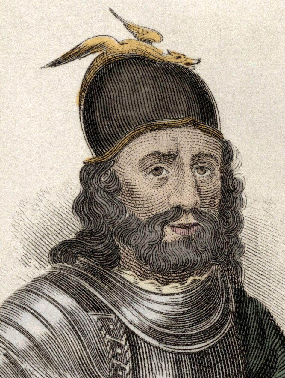 Ritratto di Sir William Wallace (Braveheart) (ca. 1270-1305), cavaliere scozzese. Incisione del XIX secolo da Unknown artist