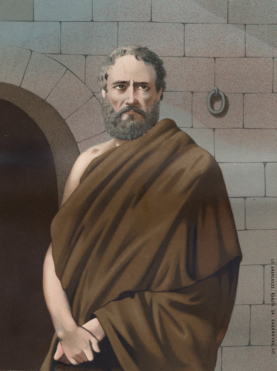 Ritratto di Socrate, filosofo greco (470-399 a.C.) da 