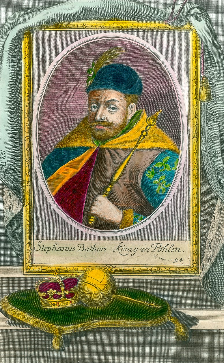 Ritratto di Stefano Báthory, Re di Polonia da Unknown artist