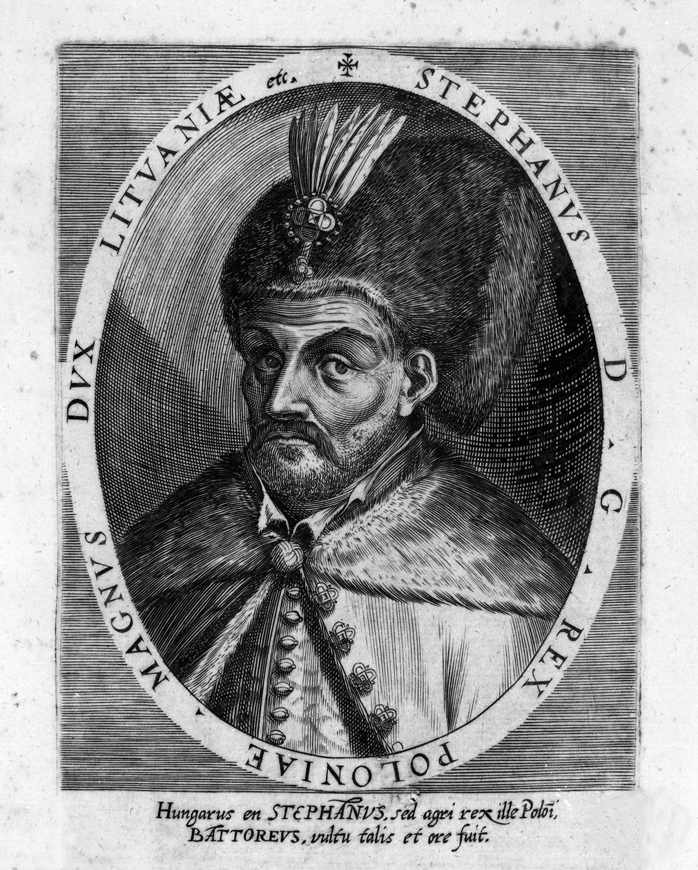 Ritratto di Stefano I Bathory (1533-1586), Principe di Transilvania e Re di Polonia da Unknown artist