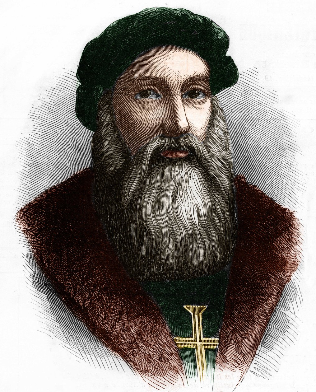 Ritratto di Vasco da Gama (1469-1524) navigatore portoghese da Unknown artist