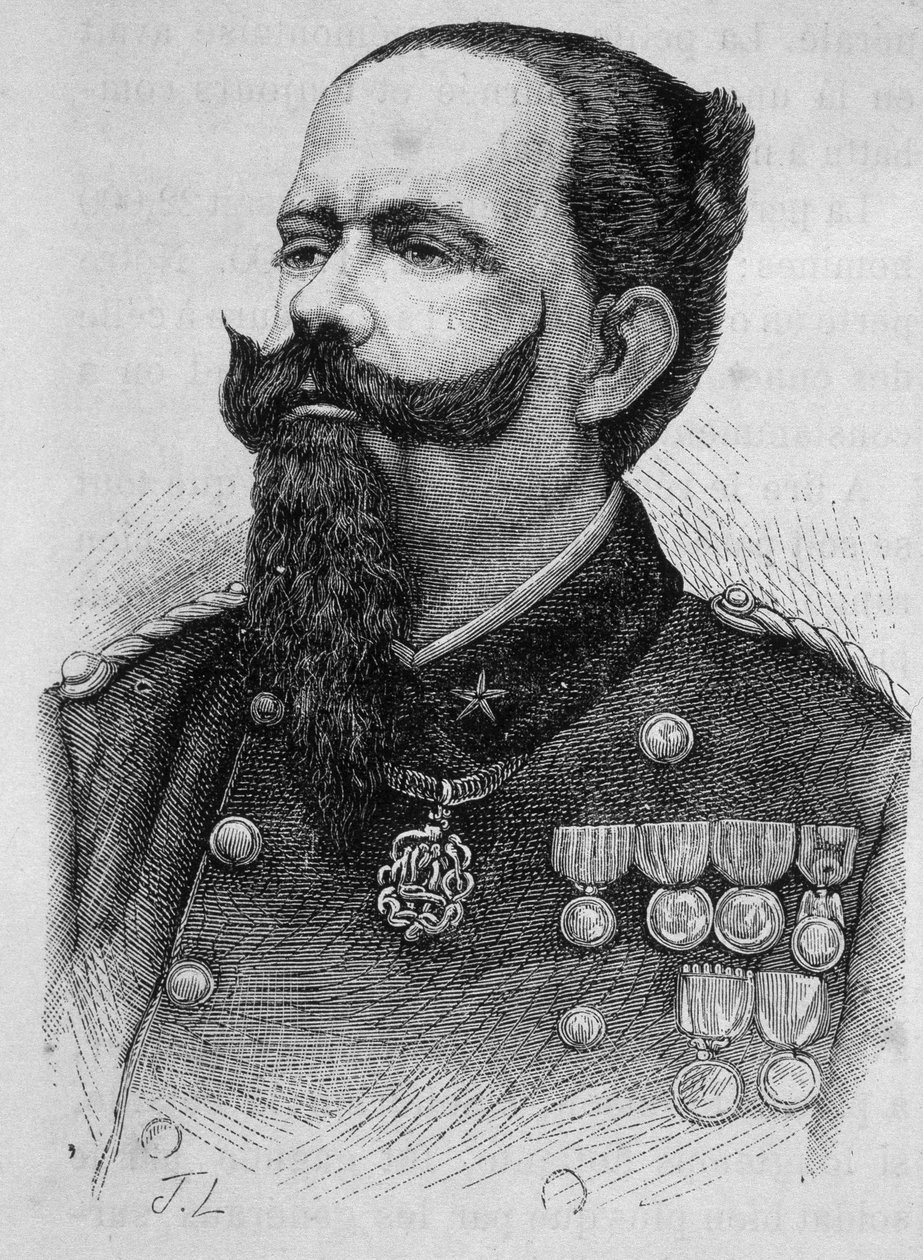 Ritratto di Vittorio Emanuele II (Victor-Emmanuel) (Vittorio Emanuele) (1820-1878) da Unknown artist