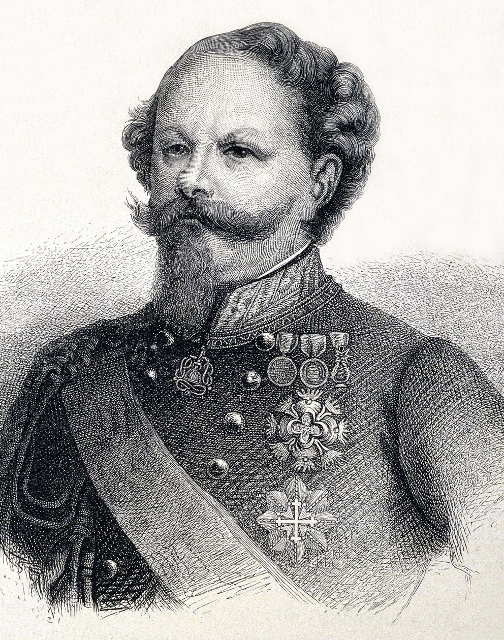 Ritratto di Vittorio Emanuele II di Savoia da Unknown artist