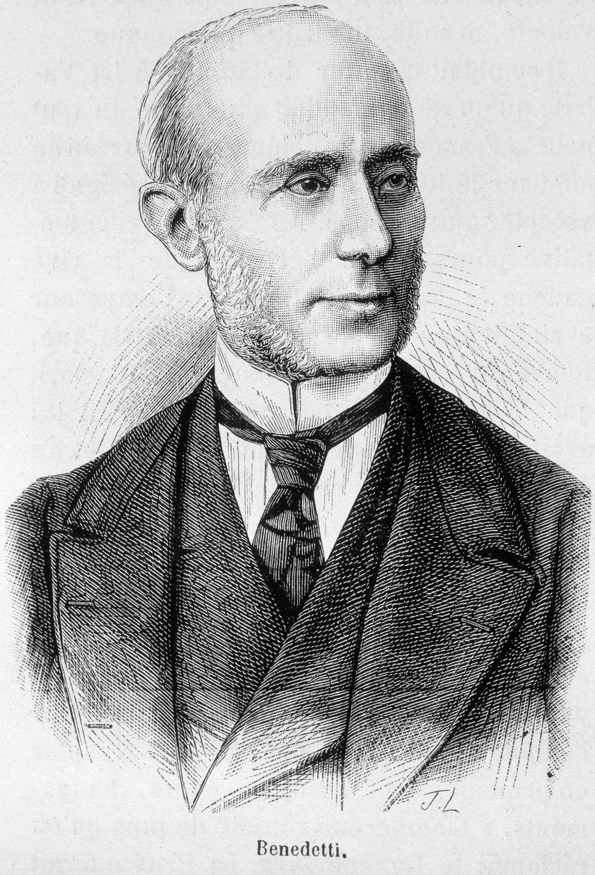 Ritratto di Vincent Benedetti, diplomatico francese (1817 - 1900) da Unknown artist
