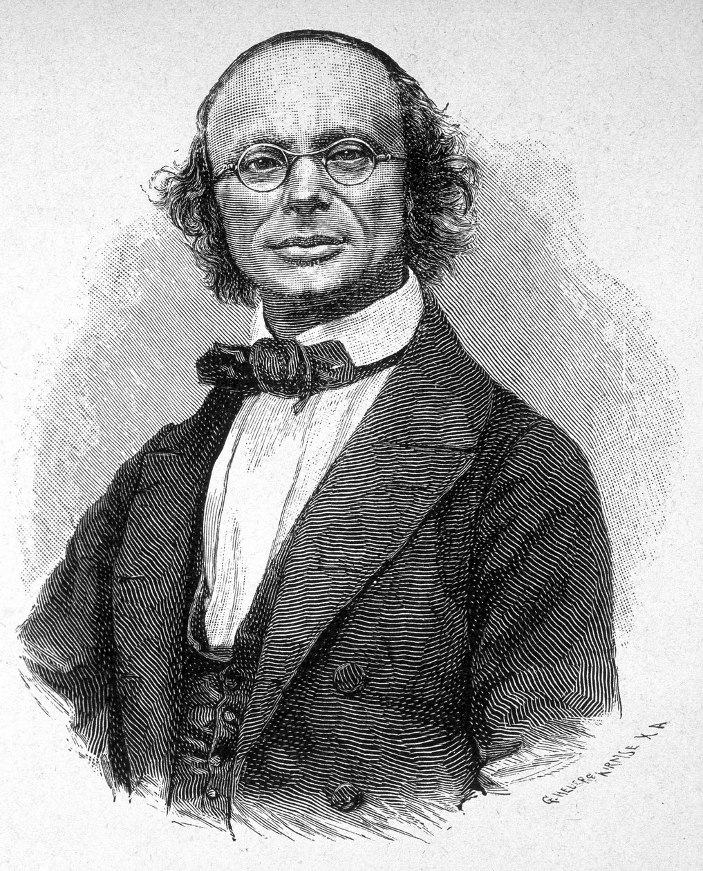 Ritratto di Wilhelm Weber, fisico tedesco da Unknown artist