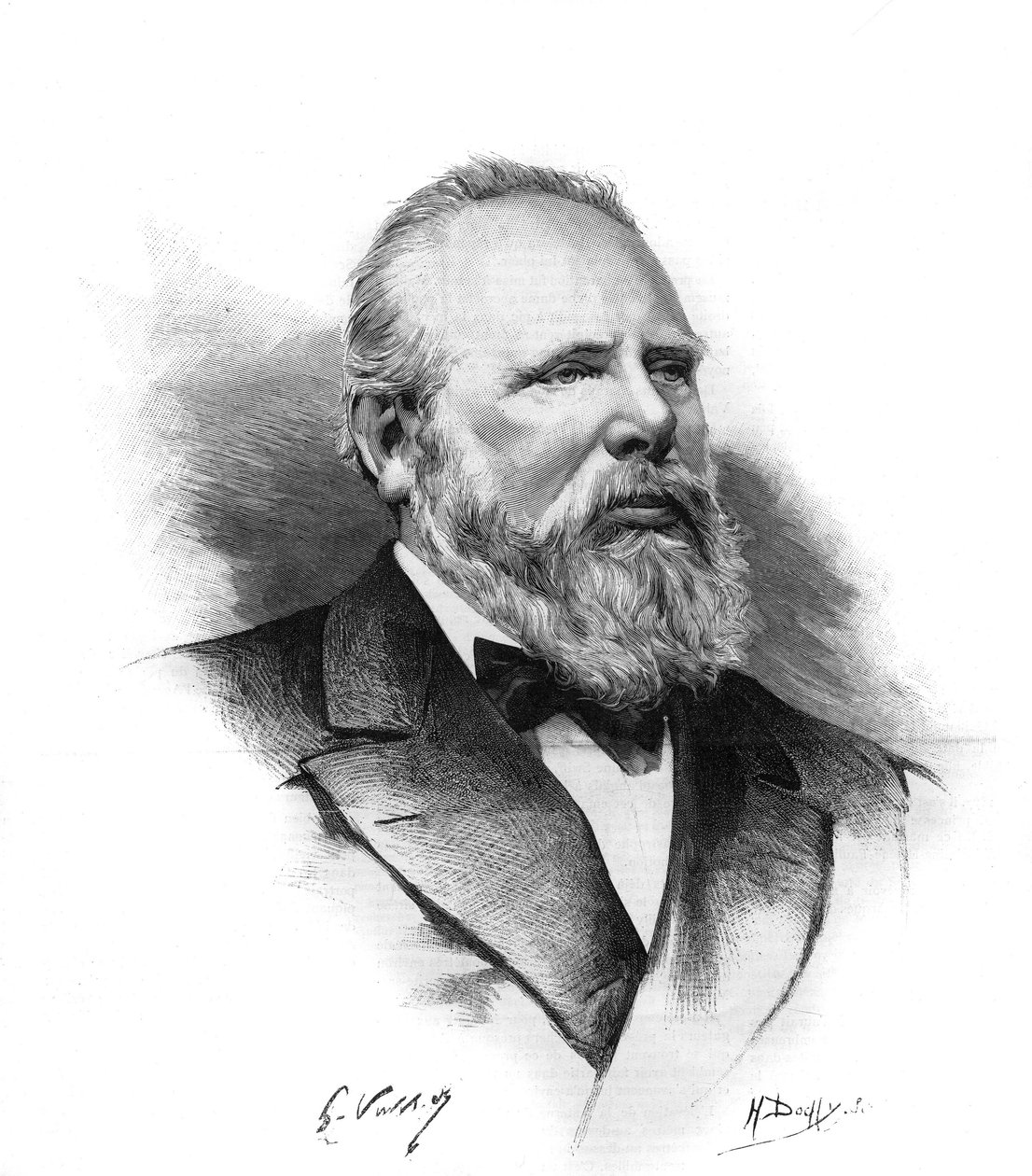 Ritratto di Guglielmo III (1817-1890) Re dei Paesi Bassi (Olanda). Incisione in "Le monde illustrious" da Unknown artist