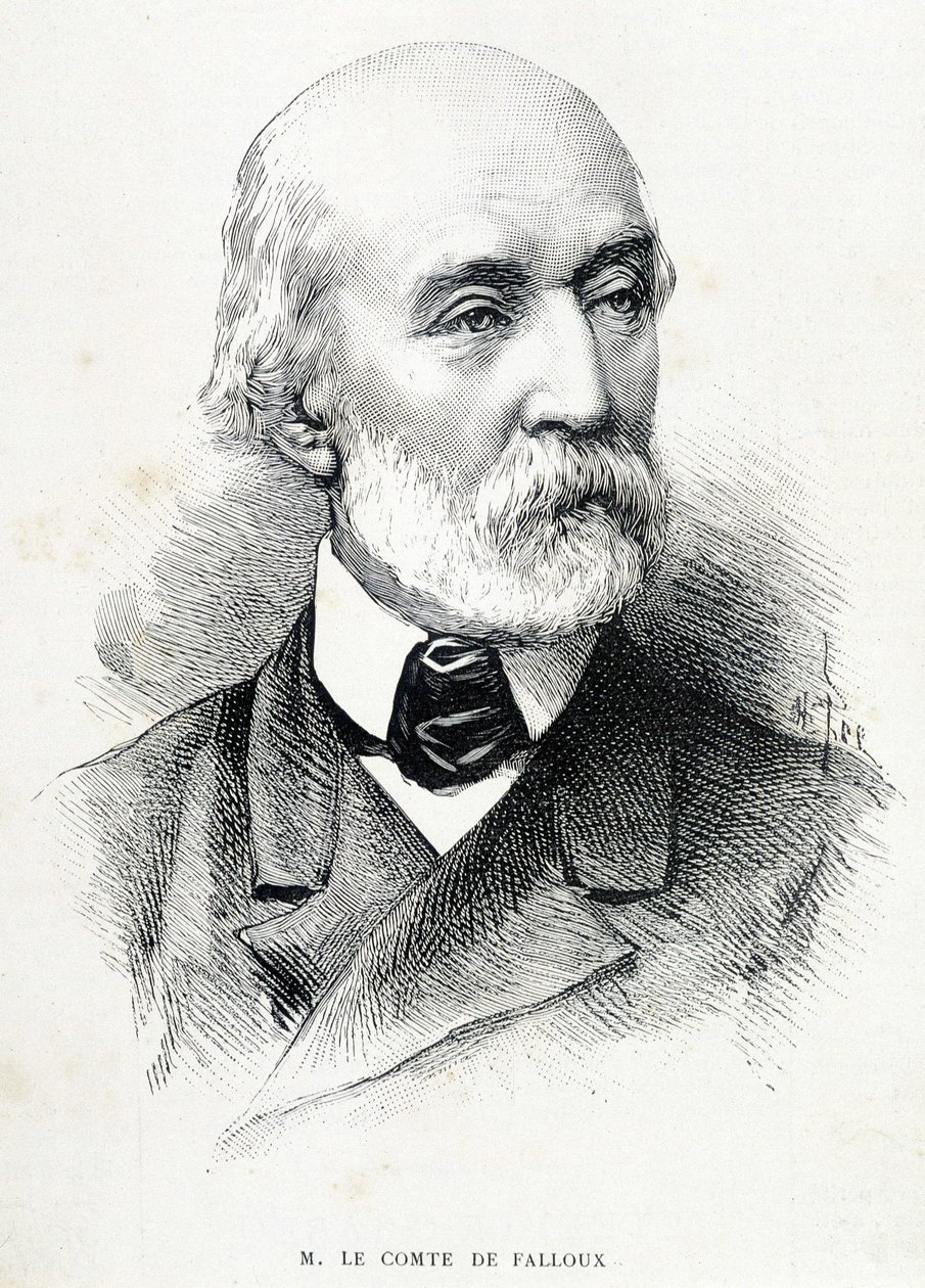 Ritratto del Conte de Falloux (1811 - 1886), politico francese da Unknown artist