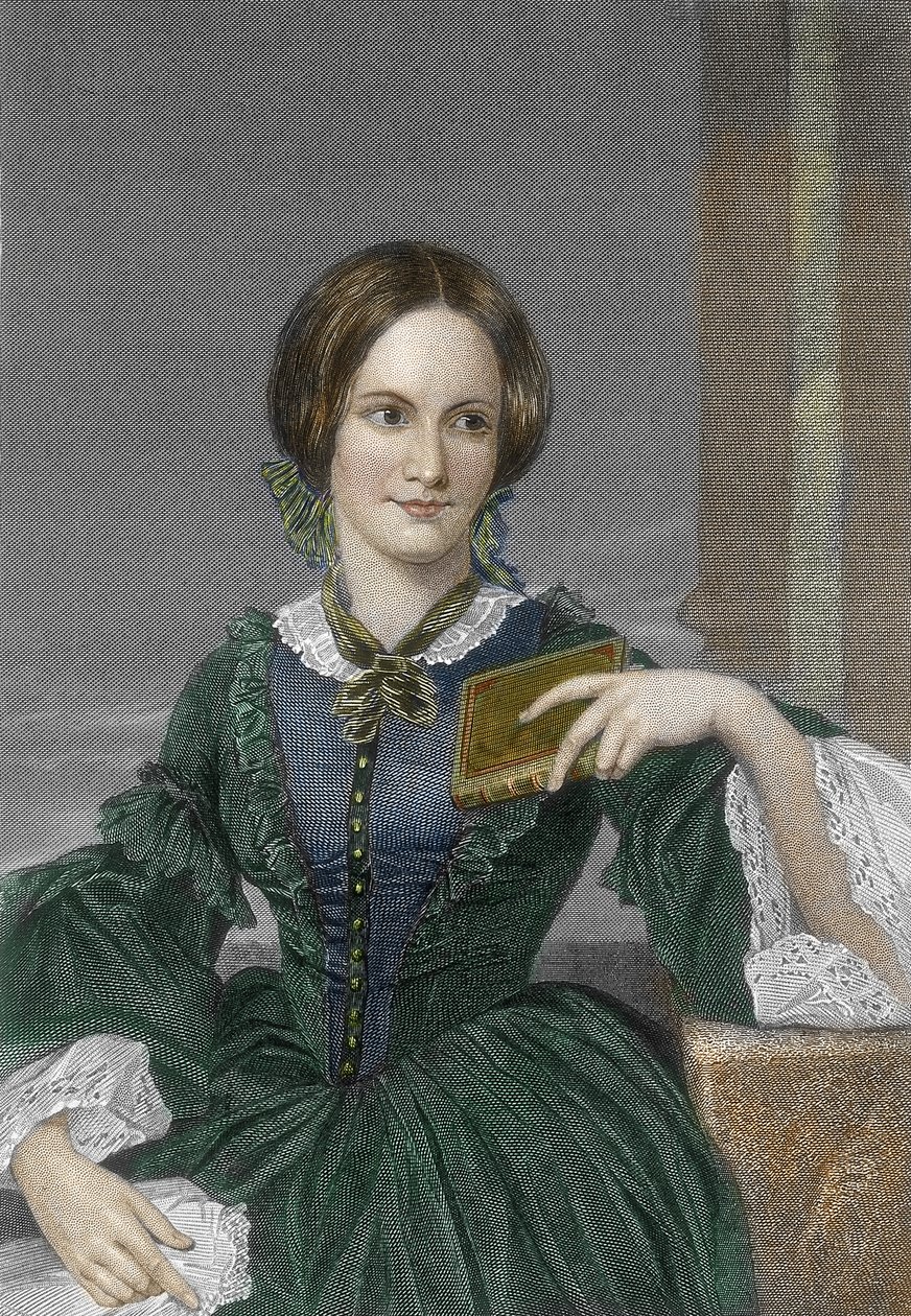 Ritratto della romanziera inglese Charlotte Bronte (1816-1855) da Unknown artist