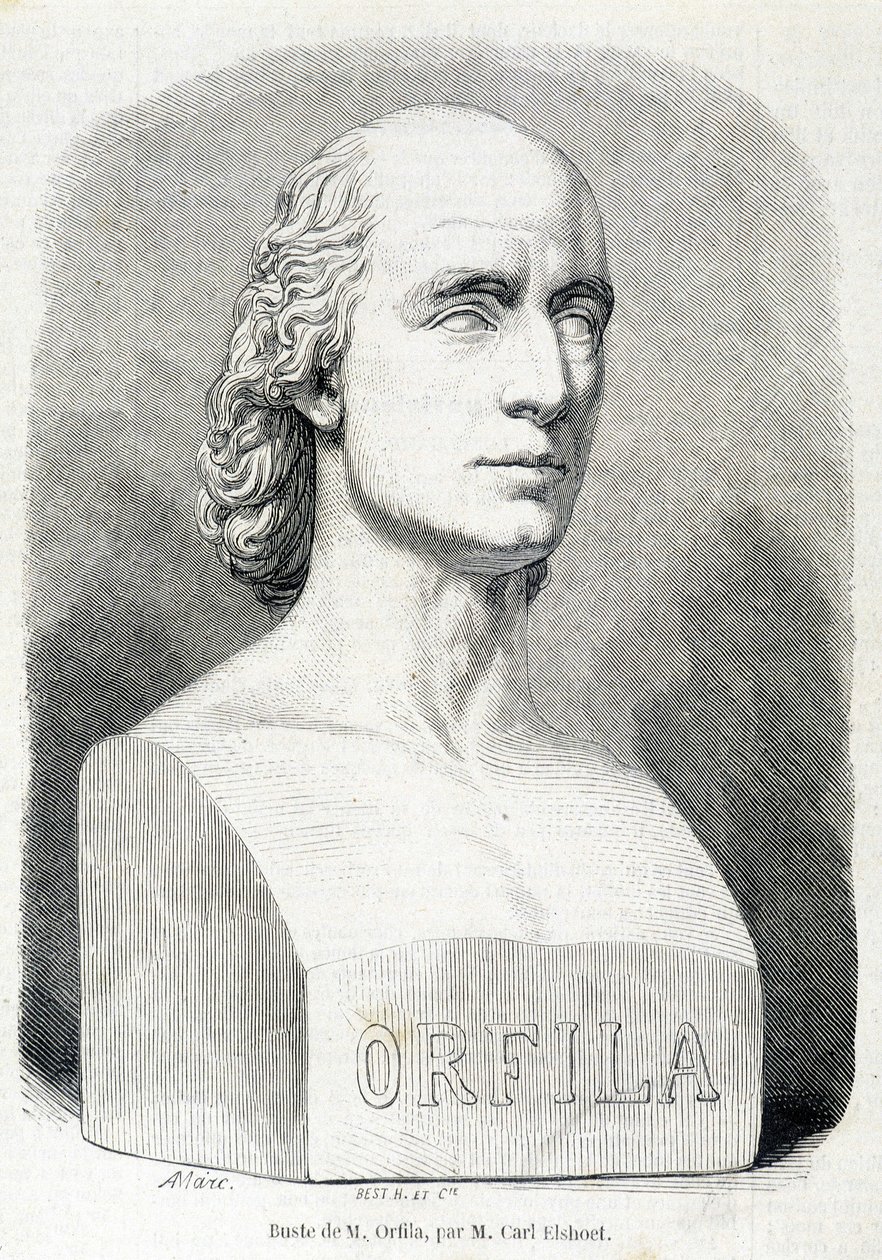 Ritratto del medico e chimico francese Orfila (1787 - 1853) da Unknown artist