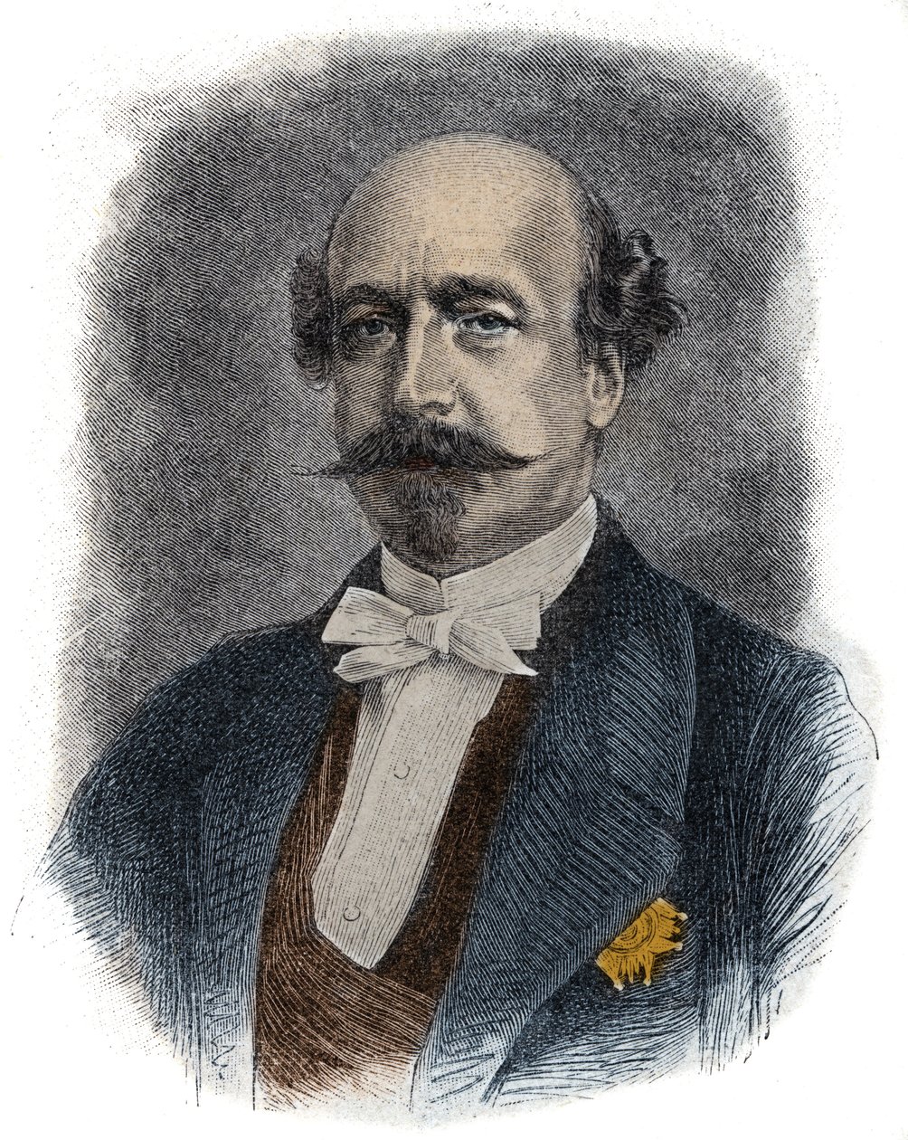 Ritratto del finanziere e politico francese Charles de Morny detto Conte di Morny (o Duca) (1811-1865) fratellastro di Napoleone III da Unknown artist
