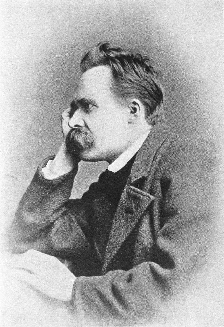 Ritratto del filosofo tedesco Friedrich Nietzsche (1844 - 1900) da Unknown artist