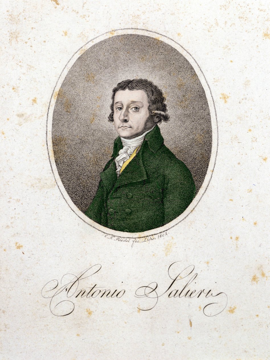 Ritratto del compositore Antonio Salieri (1750 - 1825) da Unknown artist