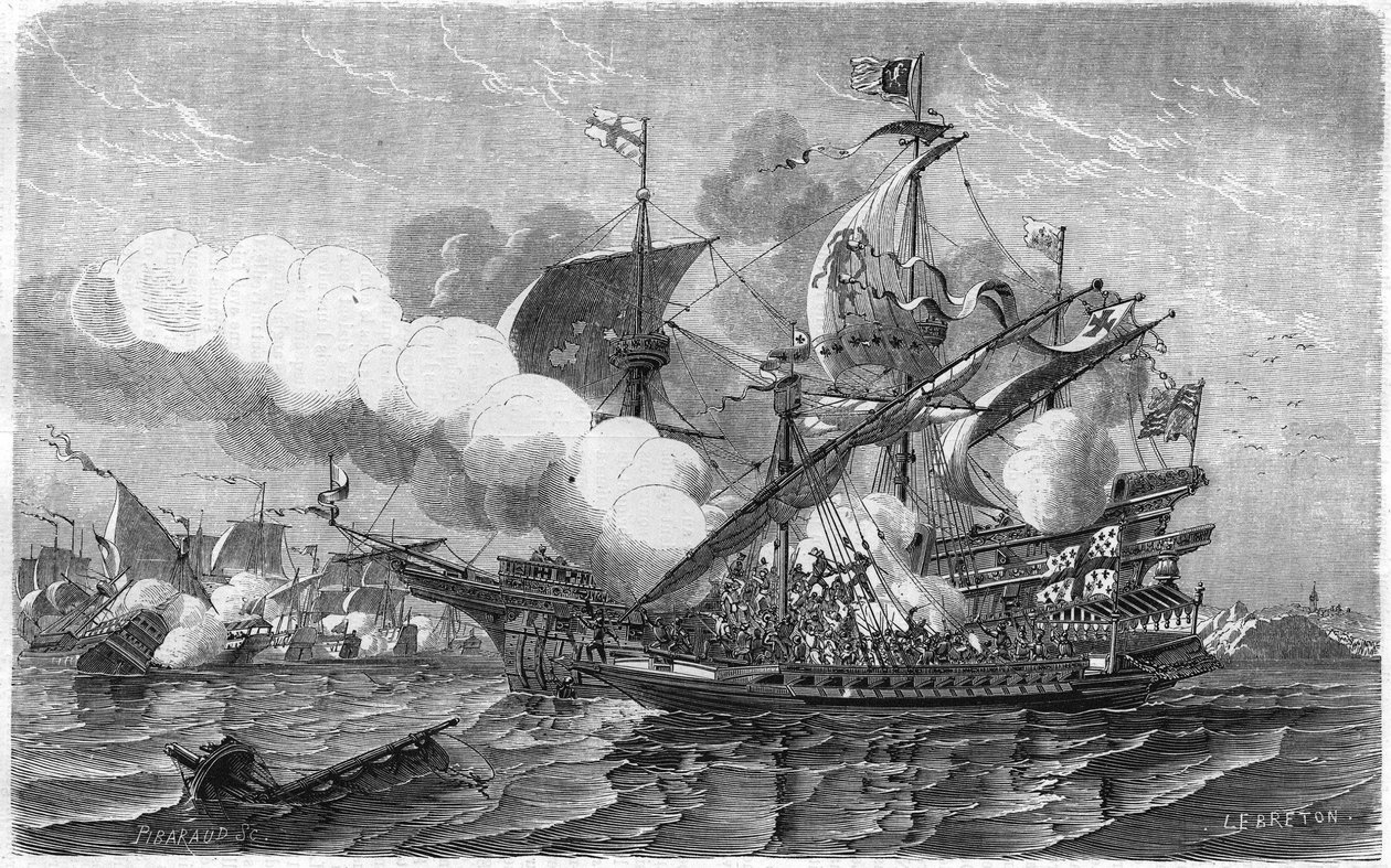 Pregent attaccò la flotta inglese, comandata dall