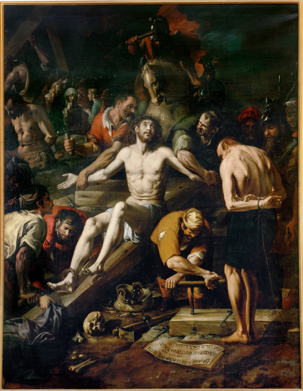 Preparazione della crocifissione da Unknown artist