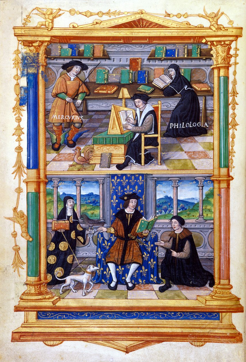 Principe che apprende fisica, filologia, religione e manutenzione - in "Dall