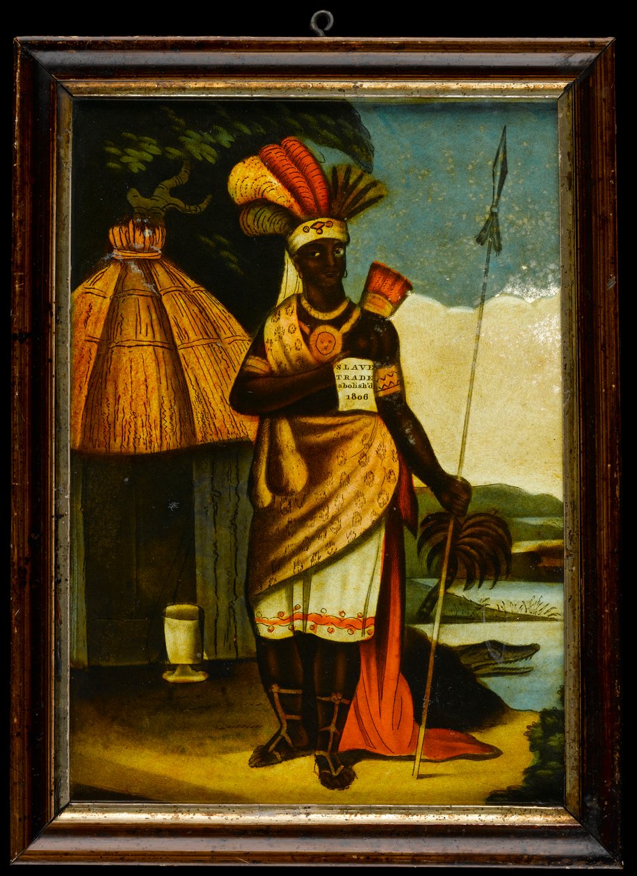 Stampa intitolata "La tratta degli schiavi abolita" 1806 da Unknown Artist