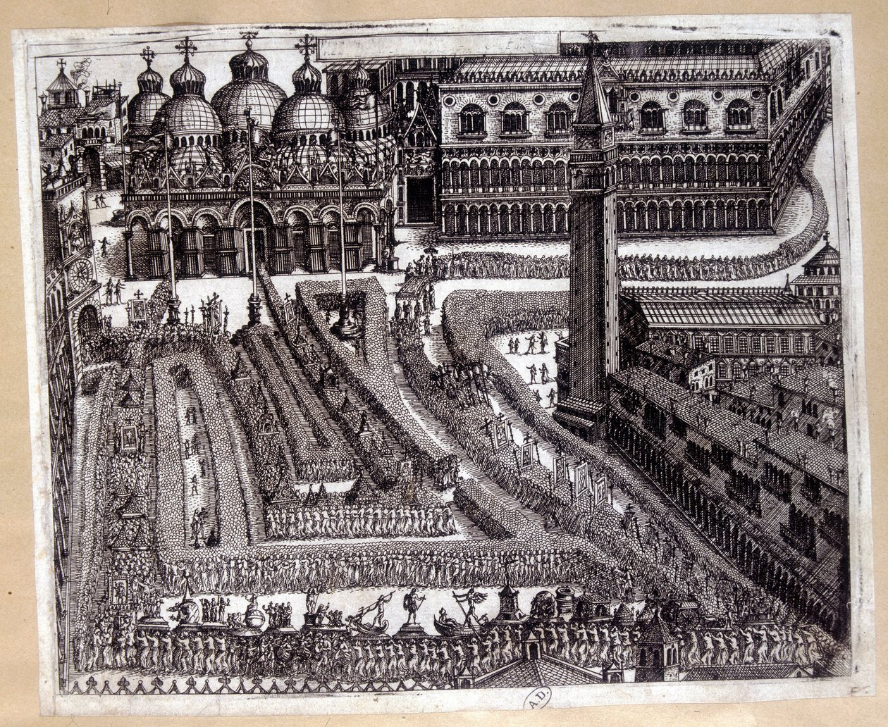 Processione a Venezia nel XVII secolo da Unknown artist