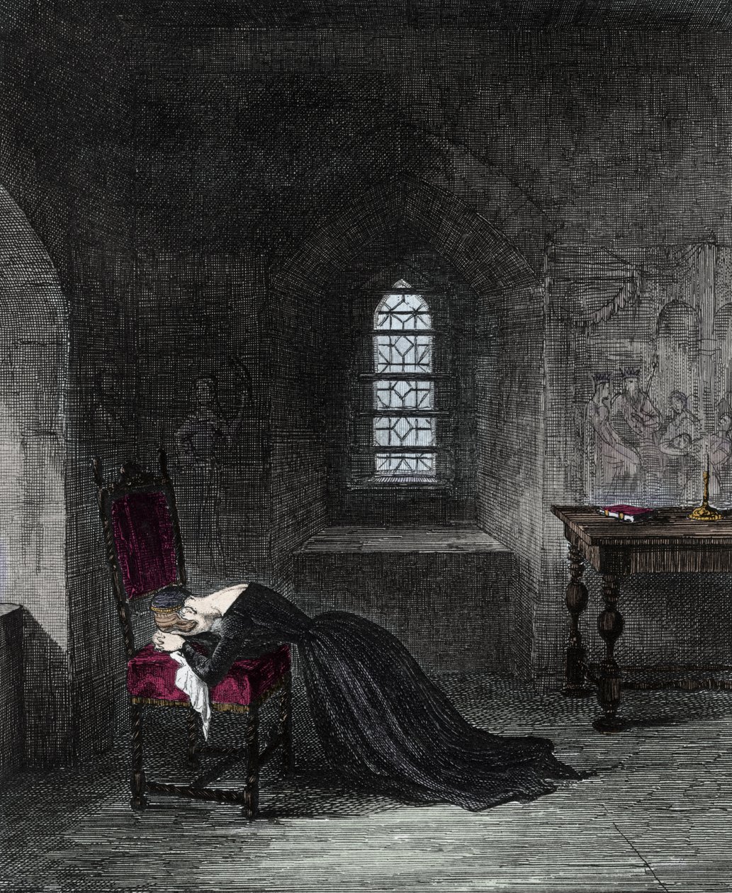 La Regina Jeanne Grey è prigioniera nella Torre di Londra. Lady Jane Grey (1537-1554), nipote del re Enrico VIII, fu regina d