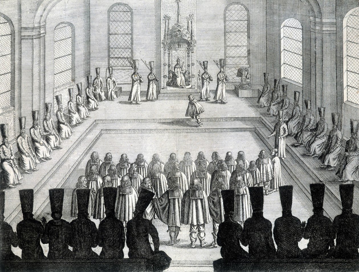 Ricevimento degli ambasciatori di Holstein (Stato della Germania) a Mosca nel 1632 da Unknown artist