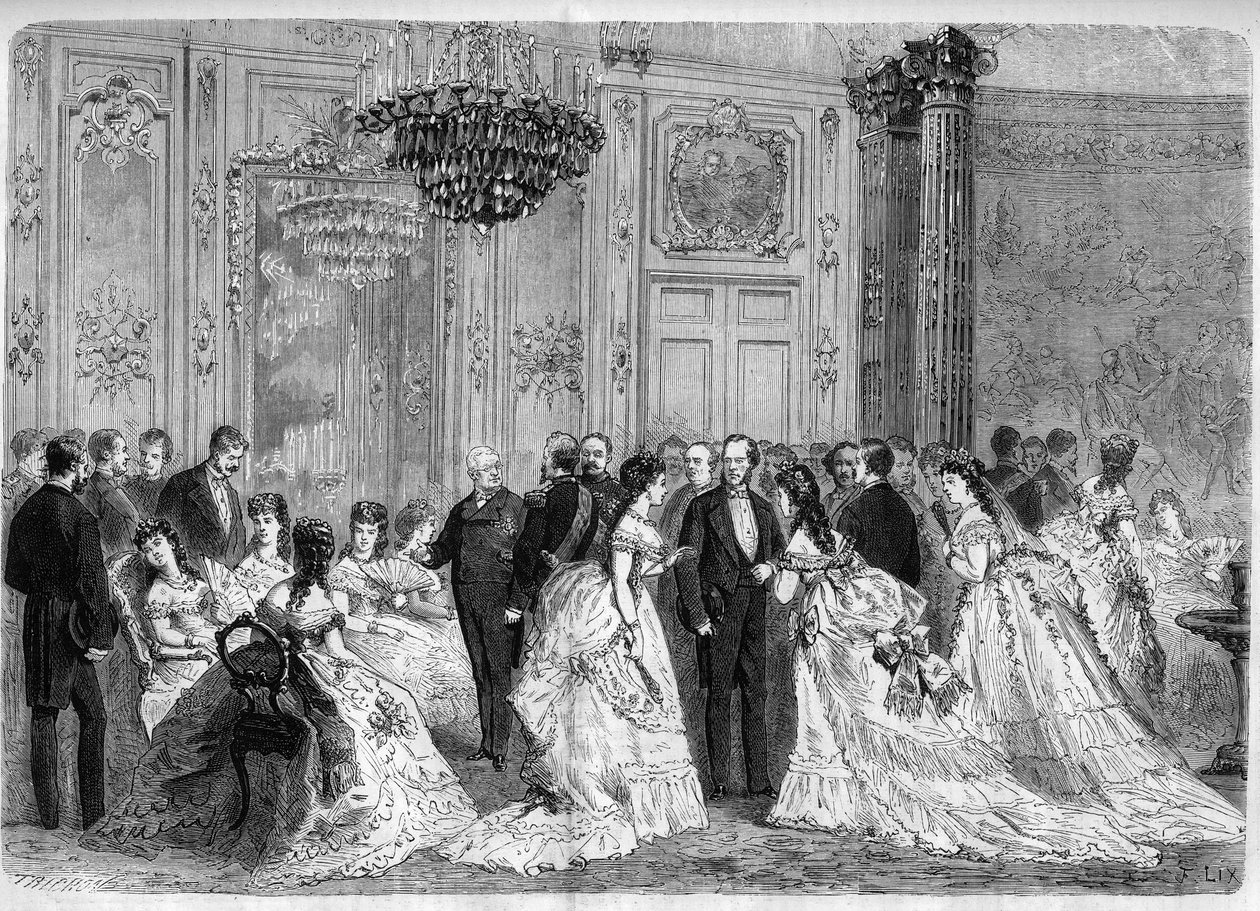 Ricevimento del Presidente della Repubblica Adolphe Thiers al Palazzo dell