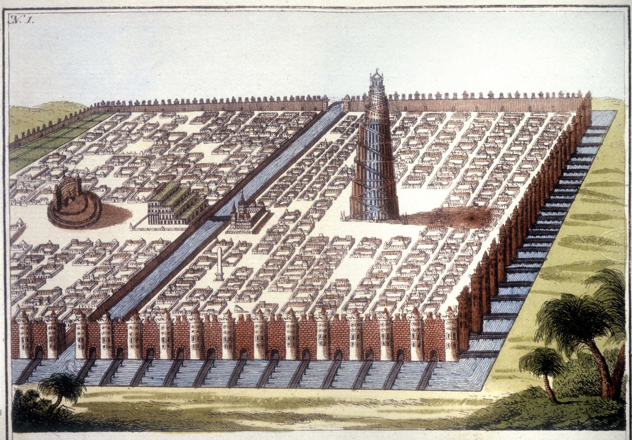 Veduta ricostruita dell