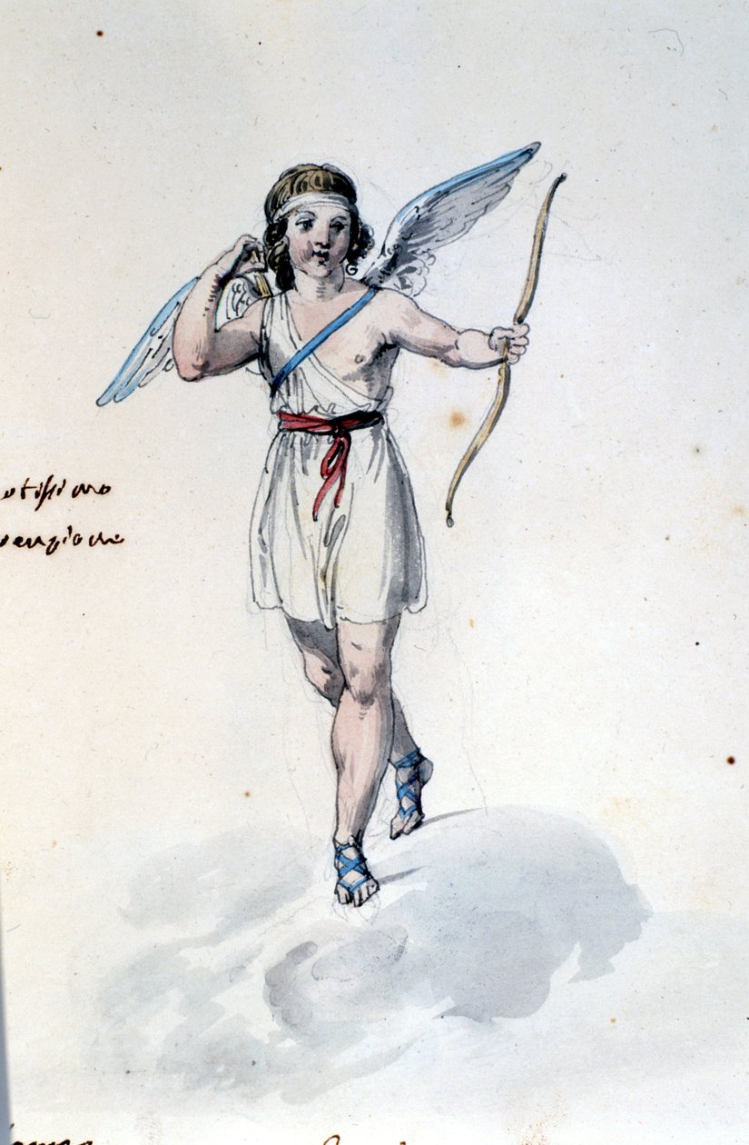 Rappresentazione di Cupido (Eros) da Unknown artist