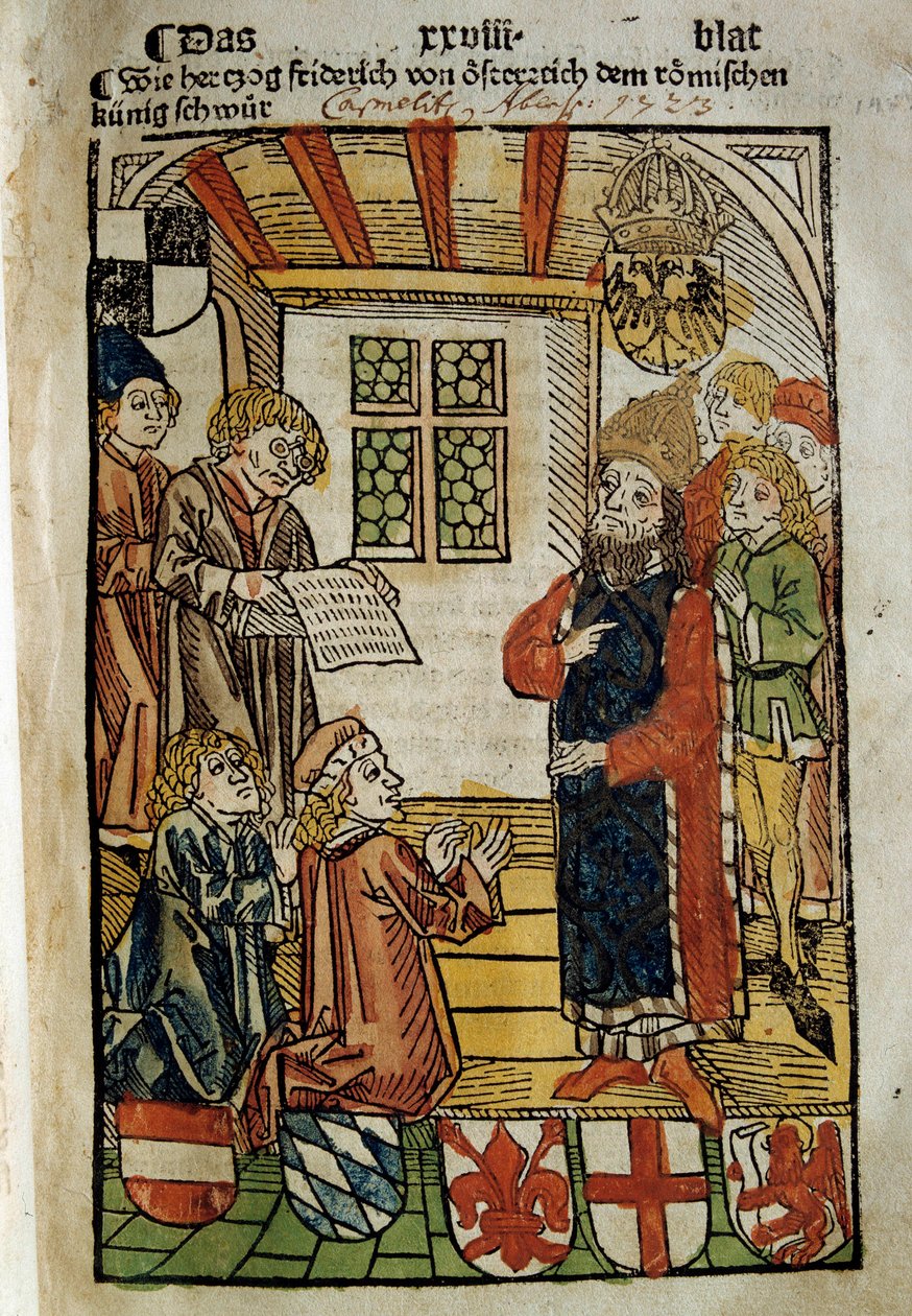 Rappresentazione del Concilio di Costanza (1414-1418) da Unknown artist