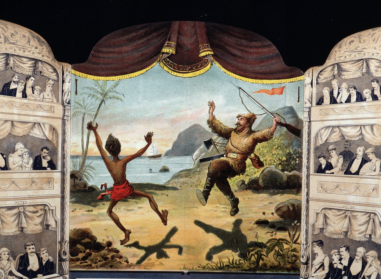 Robinson Crusoe e Venerdì da Unknown artist