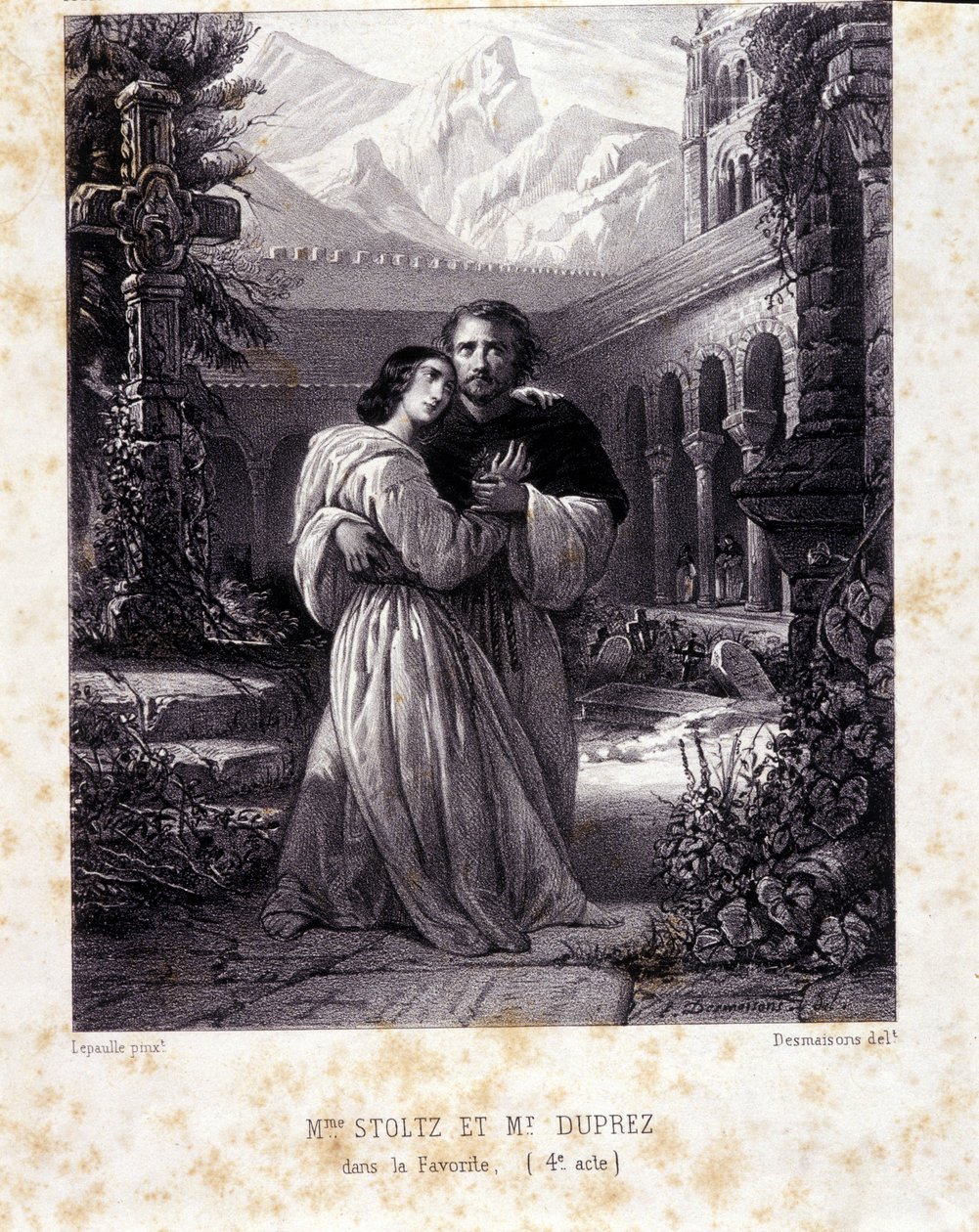 Rosina Stoltz e Gilbert Duprez nell