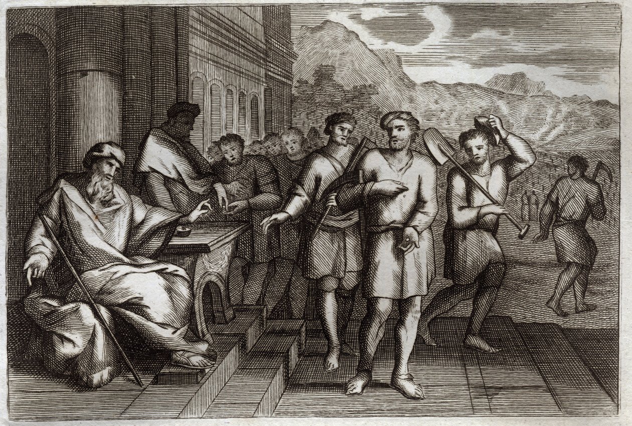 Bibbia di Royaumont, Nuovo Testamento: Parabola dei lavoratori della vigna o parabola dei lavoratori dell