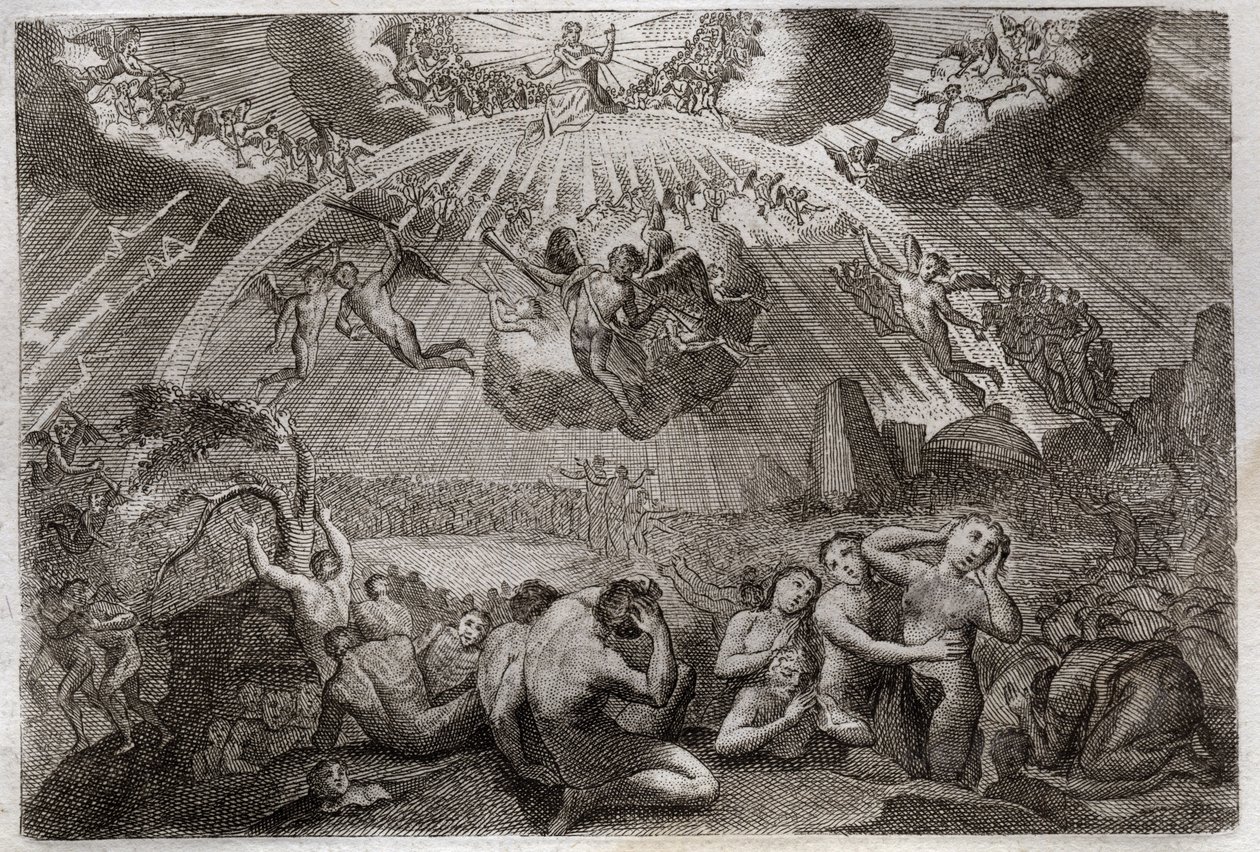 Bibbia di Royaumont, Nuovo Testamento: Il Giudizio Universale. da Unknown artist