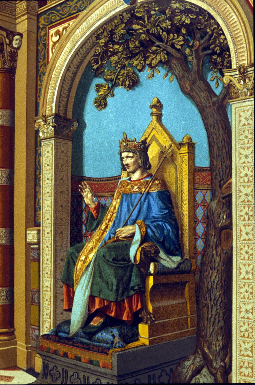 San Luigi o Luigi IX (1214 - 1270) che rende giustizia da Unknown artist