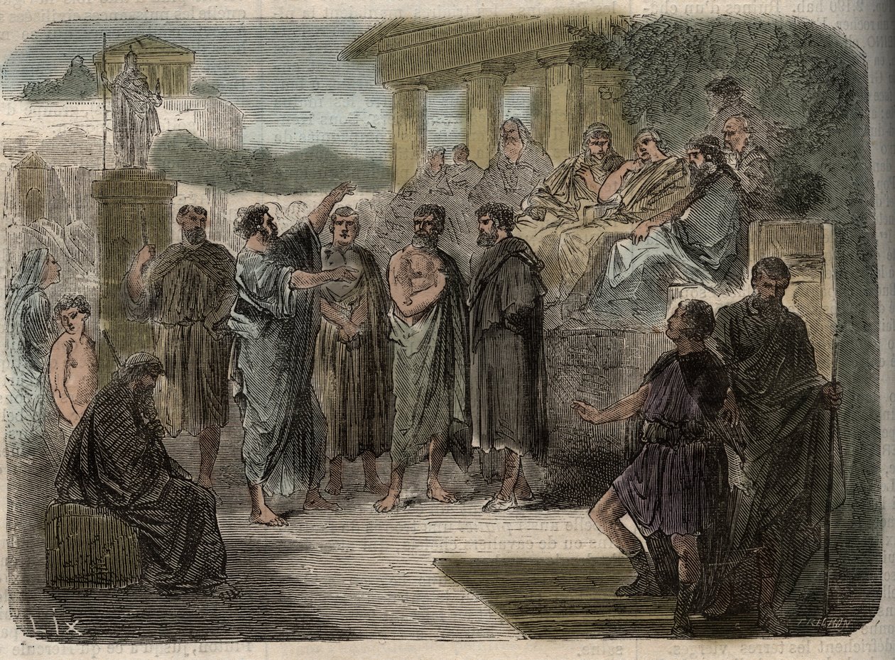 San Paolo predica ad Atene - La predicazione di San Paolo ad Atene - Il discorso di Paolo all