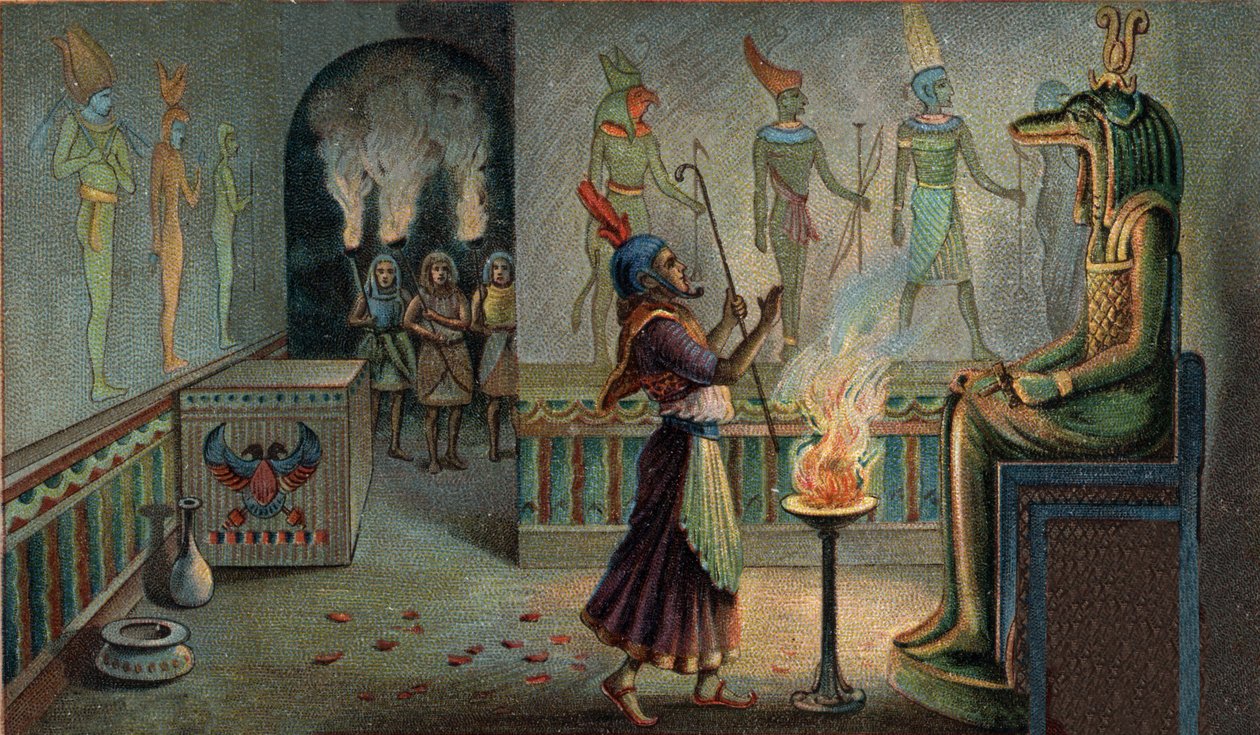 Scene di Regni Scomparsi: Cerimonie Funebri nei Mausolei Egiziani da Unknown artist