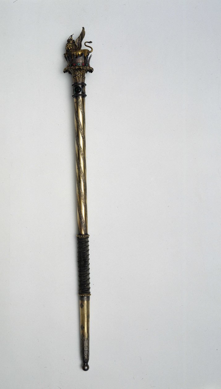 Scettro di Napoleone Bonaparte (1769 - 1821). Museo del Risorgimento. Milano da Unknown artist