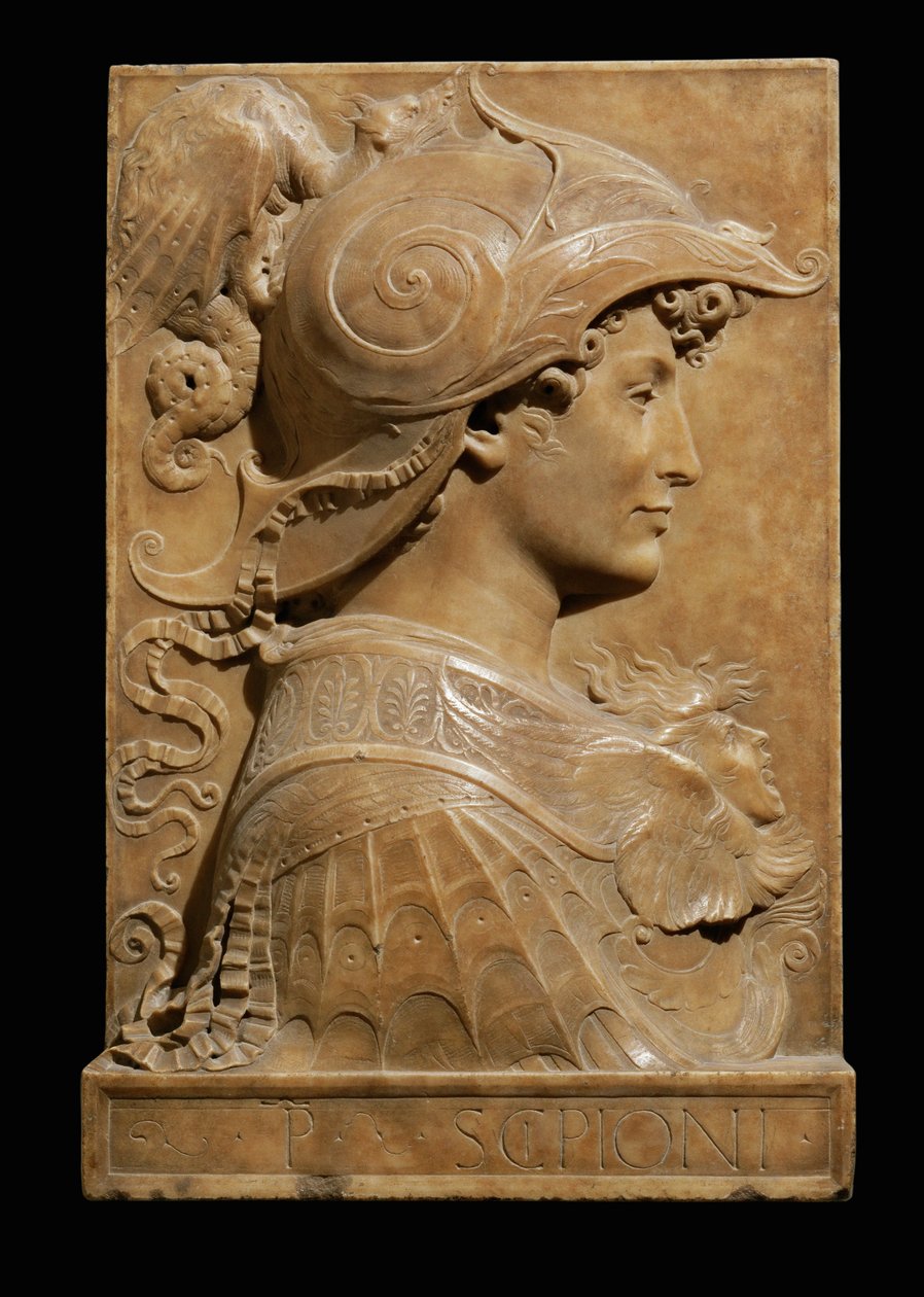 Scipione Africano, il generale romano che sconfisse il comandante cartaginese Annibale durante la seconda guerra punica ... da Unknown artist