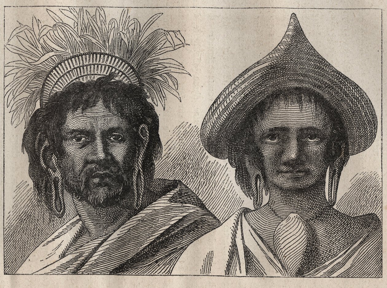 Secondo viaggio (1772-1775) del capitano James Cook: uomo e donna dell