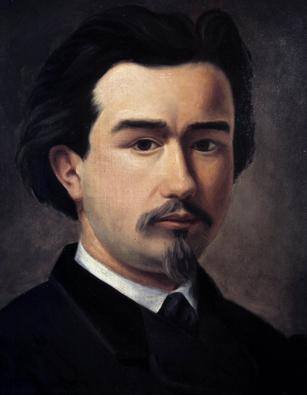 Autoritratto di Clément Ader (1841-1925), ingegnere e inventore francese, "Padre dell
